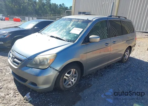 2006 Honda Odyssey Ex z USA, uszkodzony, nr VIN 5FNRL38406B112038
